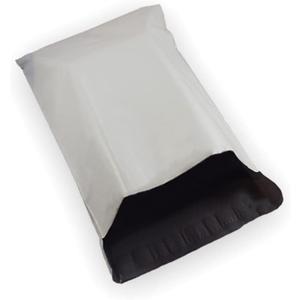 15 EcoSwift 19 x 24 White Poly Mailers Size #8 Self Sealing Bulk Packaging Materials Shipping Supplies Envelopes Bags 19 inches by 24 inches