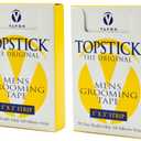 Topstick 1" X 3" - 50 Strips in each box (2 boxes) Hypo-Allergenic All Purpose Clear Double Tape
