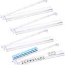2-in-1 Mahjong Racks with Pushers 4-Pack, Non-Slip Acrylic Mahjong Racks