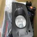 Fog Lights Assembly for 2006 2007 Honda Accord Sedan 4 Door Replacement Kit with Wiring and Switch H11 12V 55W Halogen Bulbs(Clear Lens)
