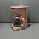 MELLERHOME 12-Cup Pink Coffee Maker - Borosilicate Carafe, Auto-Off, Pink Accessories, Reusable Filter, Anti-Drip, Kitchen Appliances, Keep-Warm Function, Kitchen Dcor
