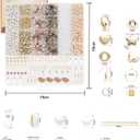 Xylise Jewelry Making Supplies Kit Natural Stone Beads for Irregular Natural Stone with for DIY Craft Bracelet Necklace Earrings for Adults(Light Purple)