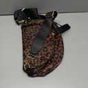 Bum Bag Crossbody Bag for Women | Spacious Bum Bags | Nylon Crossbody Fanny Packs | Leopard Purse Belt Wallet (Colour Bum Bag-Brown Leopard)