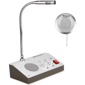 Retevis RT-9908 Window Speaker,Window Intercom Dual-Way Voice,Window Speaker Intercom System for Business,Bank,Ticket Window