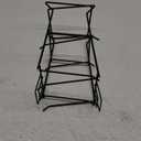 Coume 2 Pcs Jewelry Necklace Display Stand Metal Retail Counter Display Stand for Necklace Bracelets, Earrings, Ring, Keys, Watches(Black)