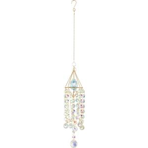 Hanging Garden Suncatcher, Crystal Suncatcher for Windows & Outdoor, Crystal Wind Chime, Rainbow Maker, Valentine's Day Gift