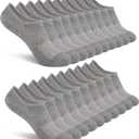 Comfoex 10 Pairs No Show Boys Socks Cotton Mesh Non Slip Low Cut Invisible Athletic Socks For Kids 4-10 Years