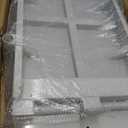 Boat Boarding Platform with Handrail, Dock Extension Step with Safety Grab Bar, Folding Dock Boarding Platform for Marina, Dock, Deck, Boat, Silver