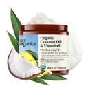 Sky Organics - Organic Coconut Oil & Vitamin E, 16.9 fl oz - Skin & Hair Ultra-Hydrating Oil - Fatty Acids & Antioxidants - Natural, Vegan & Cruelty Free - Skin Care & Hair Care (Exp Date: 24months After Opening)