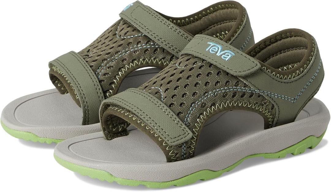Teva Unisex-Child Casual Sandal (8 Toddler, Burnt Olive Multi)