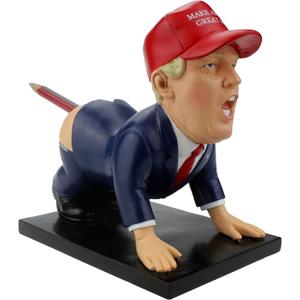 The Original Dump-a-Trump Pen Holder - Funny Donald Trump White Elephant Gift