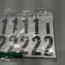 3 Inch Adhesive Numbers for Mailbox, Vinyl Reflective Stickers, Self-Adhesive Decals, Pre-Spaced Signs for Outside, House, Trash Cans, Cars, Door (300 Numbers)