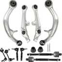 labwork Front Suspension & Steering Kit Replacement for 2003-2009 350Z G35 RWD Coupe K641594