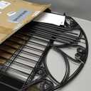 5 Panels No Dig Decorative Outdoor Garden Fence with Gate, 40 in(H) X 11.8 ft(L) Animal Barrier Fencing, Rustproof Portable Fence, Temporary Dog Fence Outdoor for Yard, Outside, Backyard