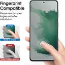 amFilm Privacy Screen Protector Samsung Galaxy S22 5g 6.1 inch with 2 Pack Camera Lens Protector, Anti Spy, Fingerprint ID Compatible, Easy to Installation, Hybird, 2+2 Pack