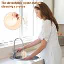 Digital Measuring Spoon Scale, Food Measuring Scoop Scale, Food Weight Scale Grams and Ounces, Polygons Measuring Spoon, ABS Kitchen Weight Scale for Food with LCD Screen, High Precision