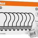 Sylvania ECO LED A19 Light Bulb, 60W Equivalent, Efficient 9W, 7 Year, 750 Lumens, Non-Dimmable, Frosted, 5000K, Daylight - 8 Pack (40883)