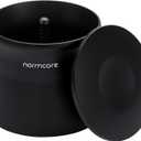 Normcore 58mm Magnetic Dosing Cup, Espresso Portafilter Dosing Cup, Barista Coffee Grinder Dosing Tools Fit 58mm Portafilter Basket, Matte Black Anodized Aluminum