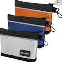 TICONN Tool Pouches with Zipper, 1680D Oxford Small Tool Bags, Waterproof Utility Bag Zipper Pouch for Tool Organizers and Storage (3 Pack Combo)