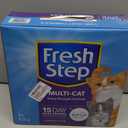 Fresh Step Clumping Cat Litter, Multi-Cat, Long Lasting Odor Control Kitty Litter with Activated Charcoal, Low Dust Formula, 14 lb