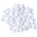 5 x Colorful Sewing Buttons, 15mm Round, 2-Hole, 200 Pack, Mixed Colors Flatback Button (White-200pcs)