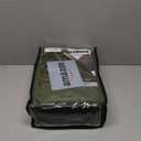 Benedeco Blackout Green Velvet Curtains for Bedroom Window, Light Filtering Drapes for Living Room Darkening Soundproof Thermal Curtain Rod Pocket 52 x 96 inches Long Length Set of 2 Panels