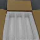 VOHO Hurricane Candlestick Holders Set of 6, Clear Glass Hurricane Candle Holder for Centerpiece Table Decorations, Bottomless Hurricane Glass & Candle Sticks Holder Decor for Wedding, Birthday, Party