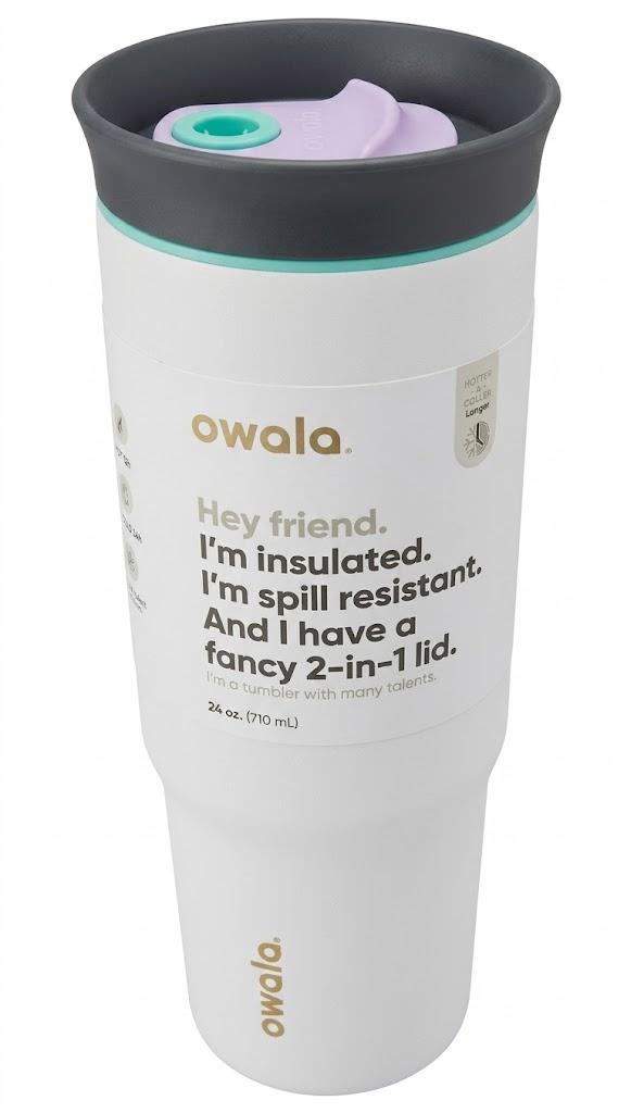 Owala SS Tumbler 24oz White