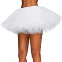 Spooktacular Creations Women Tutu Skirt Costume Adult Halloween Tutus for Halloween Costume Cosplay Party (White)