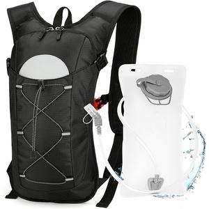 Hydration Backpack with 2L Water Bladder – Lightweight & Durable for Running, Hiking, Biking – Adjustable Fit for Men, Women, Youth
