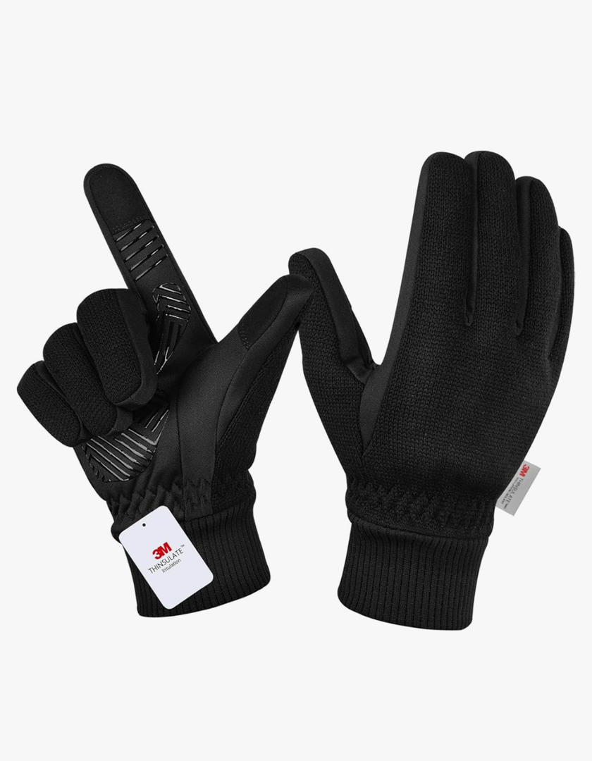 Winter Gloves for Men/Women -10°F 3M Thinsulate Warm Touch Screen Snow Ski Bicycle Bike Gloves for Driving/Cycling/Running/Hiking, S