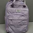 RUVALINO Diaper Bag Backpack, Multifunction Travel Pack Maternity Baby Changing Bags, Large Capacity, Waterproof, Taro Purple