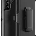 Defender Case for Samsung Galaxy S23 Plus, Heavy Duty Shockproof Dustproof 3 in 1 Rugged Protective Bumper Cover, Military Grade Drop Protective Phone Case (Black)