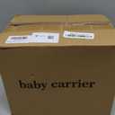 Baby Carrier with Hip Seat, Baby Carrier Newborn to Toddler up to 44lbs, 6-in-1 Ways to Carry, All Seasons, Adjustable Baby Holder Carrier for Breastfeeding(Black)