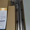 Antique Nickel Curtain Rods for Windows 18 to 144 Inches,Adjustable Decorative Drapery Rods,Heavy Duty Curtain Rod with Netted Ball Finials
