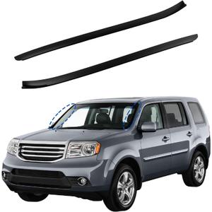 Front LH+RH A Pillar Windshield Trim Molding fits 09-15 Honda Pilot