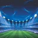Jdayda Soccer Stadium Wallpaper Mural Large Art Wall Background | 149"x107" Painting for Soccer Hall Bedroom Living Room