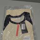 YYA Loose Women's Nightgown Short Sleeve Sleepwear Comfy Sleepshirts Loose Scoopneck Nightshirt (Small, New Material-coffee)