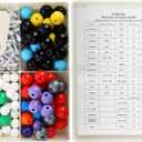 YOPAY 240 Pieces Molecular Model Kit, Organic and Inorganic Chemistry Molecular Structure Model, 86 Atoms and 153 Links and 1 Short Link Remover Tool