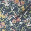 Dimoon 338"x17.3" Vintage Wallpaper Floral Peel and Stick Wallpaper Boho Contact Paper Dark Blue Cute Flower Removable Wall Paper Renter Friendly Kitchen Shelf Liner Bathroom Self Adhesive Vinyl Roll