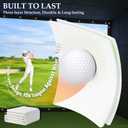 Golf Simulator &Launch Monitor Projector Impact Screen 9'10"×8'6"/118"×102"