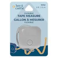Key and Castle, 5FT Flexible Tape Measure, Minis, 7 Pack