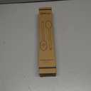 Large Wooden Spoons for Cooking, 2Pack Natural Teak Wood Cooking Spoon Set, Non-Stick Slotted and Corner Spoon, Heat-Resistant Wooden Spatula Spoon for Serving and Mixing