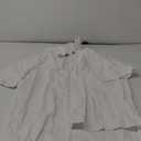 Van Heusen Men's Short Sleeve Regular Fit Oxford Solid Dress Shirt (17.5"-18" Neck, White)