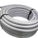 Sealproof 1.5" Dia Flexible PVC Pipe, Swimming Pool and Spa Hose Tubing, Schedule 40, Pump Filtration, Made In USA, 1-1/2-Inch, 25 FT, White