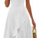 DRESSTELLS Women's Cocktail Dresses 2026, Formal Wedding Guest Prom Party Evening Graduation Hi Low Dress, L