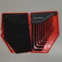 EFFICERE 30-Piece Premium Hex Key Allen Wrench Set, SAE and Metric Assortment, L Shape, Chrome Vanadium Steel, Precise and Chamfered Tips | SAE 0.028-3/8 inch, Metric 0.7-10 mm | In Storage Case