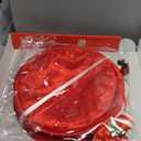 Christmas Candy Canes Tree Topper Red Hat with Peppermint Bows Ornament Winter Lollipop Holiday Home Decoration Xmas Festive Gift Ideas Supplies