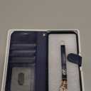 OCASE for iPhone 16 Pro Max Case Detachable Wallet Case with Card Holder, 2 in 1 Pu Leather Flip Folio with RFID Blocking Stand Wrist Strap Shockproof Phone Cover 6.9 Inch 2024, Blue | with Card Holder, 2 in 1, Pu Leather, Flip Folio, with RFID Blocking, Stand