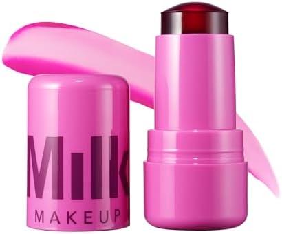 Milk Makeup Cooling Water Jelly Tint – Sheer Lip + Cheek Stain with Vegan Collagen, Seawater + Aloe – Hydrating, Long-Lasting, Buildable Lip Tint + Blush